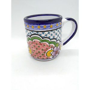 Mexican marked 'TALAVERA La Fe Pue. Mex.'  Mug